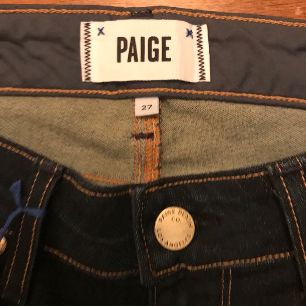 PAIGE Manhattan Slim Boot Cut 27 - Picture 4 of 6